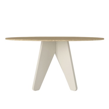 Τραπέζι Rebel Megapap χρώμα rota oak - sandstone 150x90x75cm 1 τεμ.