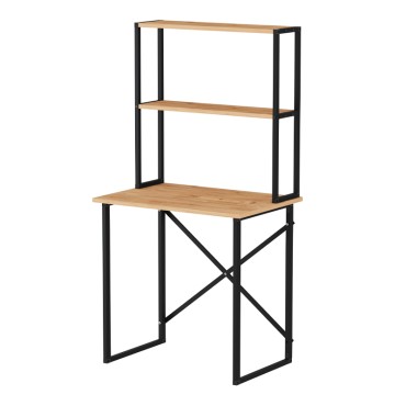 Γραφείο εργασίας Pope Megapap χρώμα pine oak 73x52x146cm 1 τεμ.
