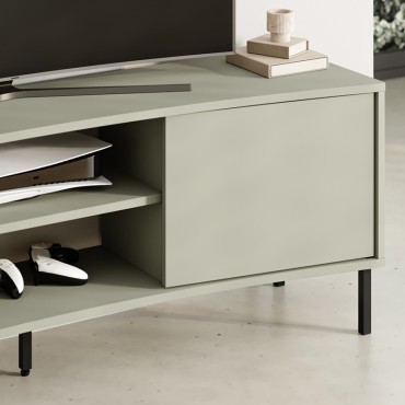 Έπιπλο τηλεόρασης Frem Megapap χρώμα ash green 150x40x55cm 1 τεμ.