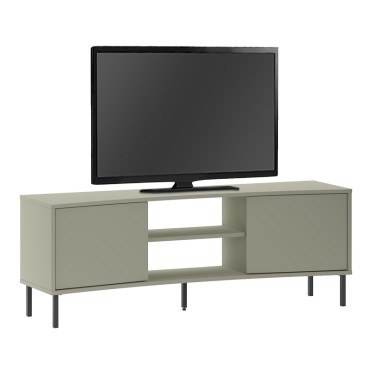 Έπιπλο τηλεόρασης Frem Megapap χρώμα ash green 150x40x55cm 1 τεμ.