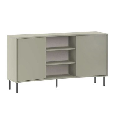 Μπουφές Frem Megapap χρώμα ash green 150x40x81cm 1 τεμ.