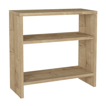 Τραπεζάκι βοηθητικό Silvanus Megapap χρώμα sapphire oak 51x17,5x49cm 1 τεμ.