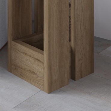 Τραπεζάκι βοηθητικό Tasos Megapap χρώμα sepet oak 30x30x50,3cm 1 τεμ.