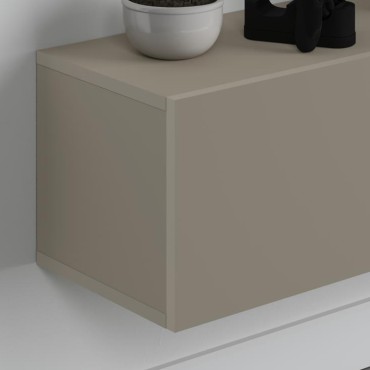 Έπιπλο τηλεόρασης επιτοίχιο Francy Megapap χρώμα sandstone 180x30x30cm 1 τεμ.