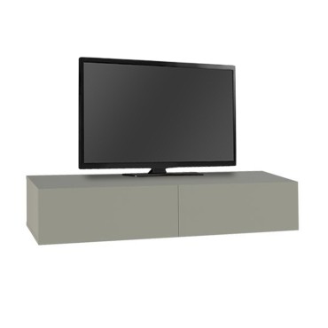 Έπιπλο τηλεόρασης επιτοίχιο Francy Megapap χρώμα ash green 135x31,7x25cm 1 τεμ.