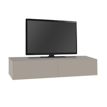 Έπιπλο τηλεόρασης επιτοίχιο Francy Megapap χρώμα sandstone 135x31,7x25cm 1 τεμ.