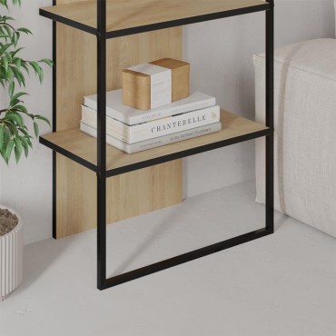 Βιβλιοθήκη Archy Megapap χρώμα sapphire oak 53x31,7x180cm 1 τεμ.