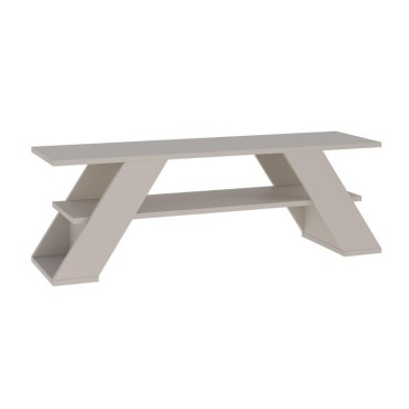 Έπιπλο τηλεόρασης Farfalla Megapap χρώμα sandstone 120x33,5x40cm 1 τεμ.