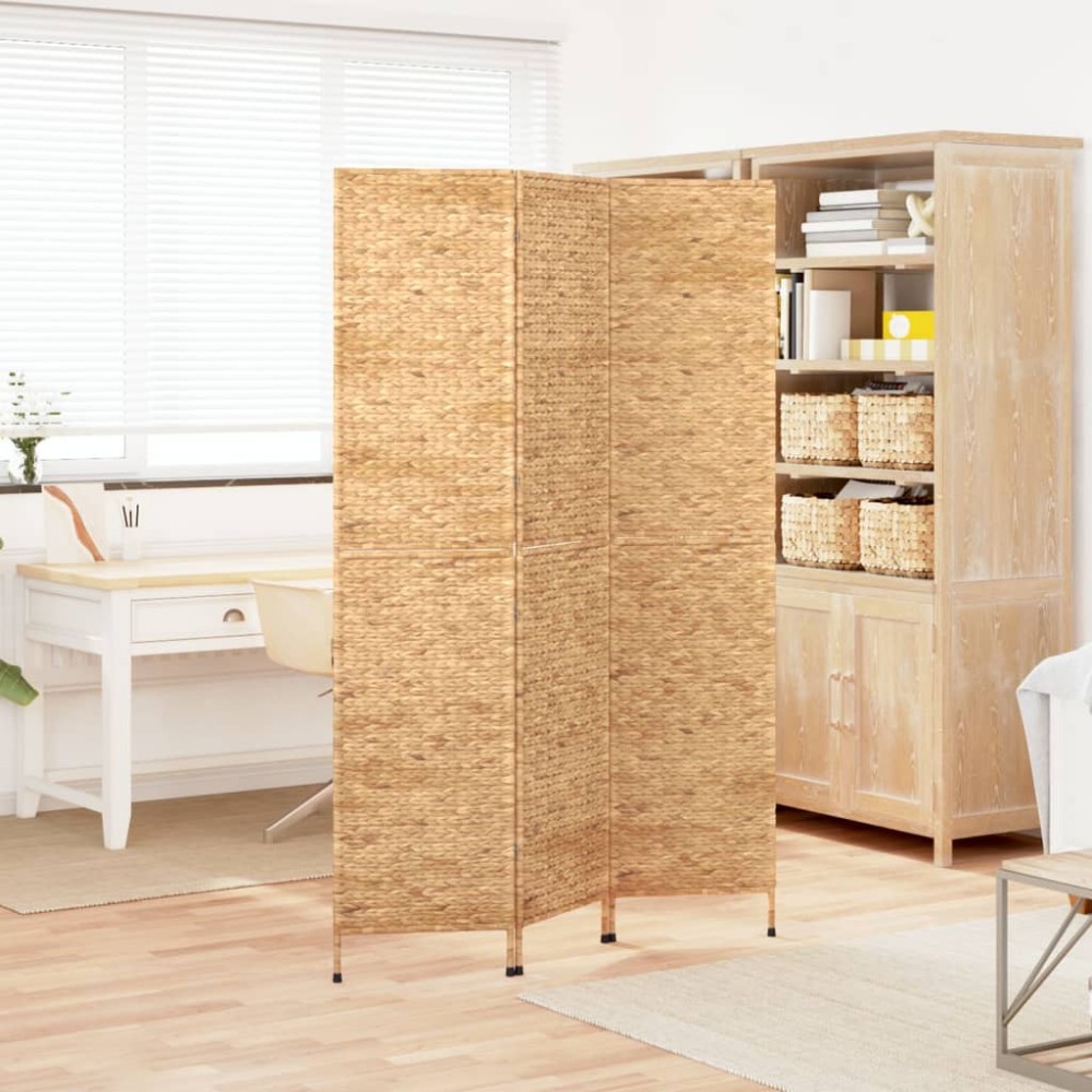 vidaXL Διαχωριστικό Δωματίου με 3 Πάνελ 122x180cm από Υάκινθο Νερού 1 τεμ. vidaXL Διαχωριστικό Δωματίου με 3 Πάνελ 122x180cm από Υάκινθο Νερού 1 τεμ.
