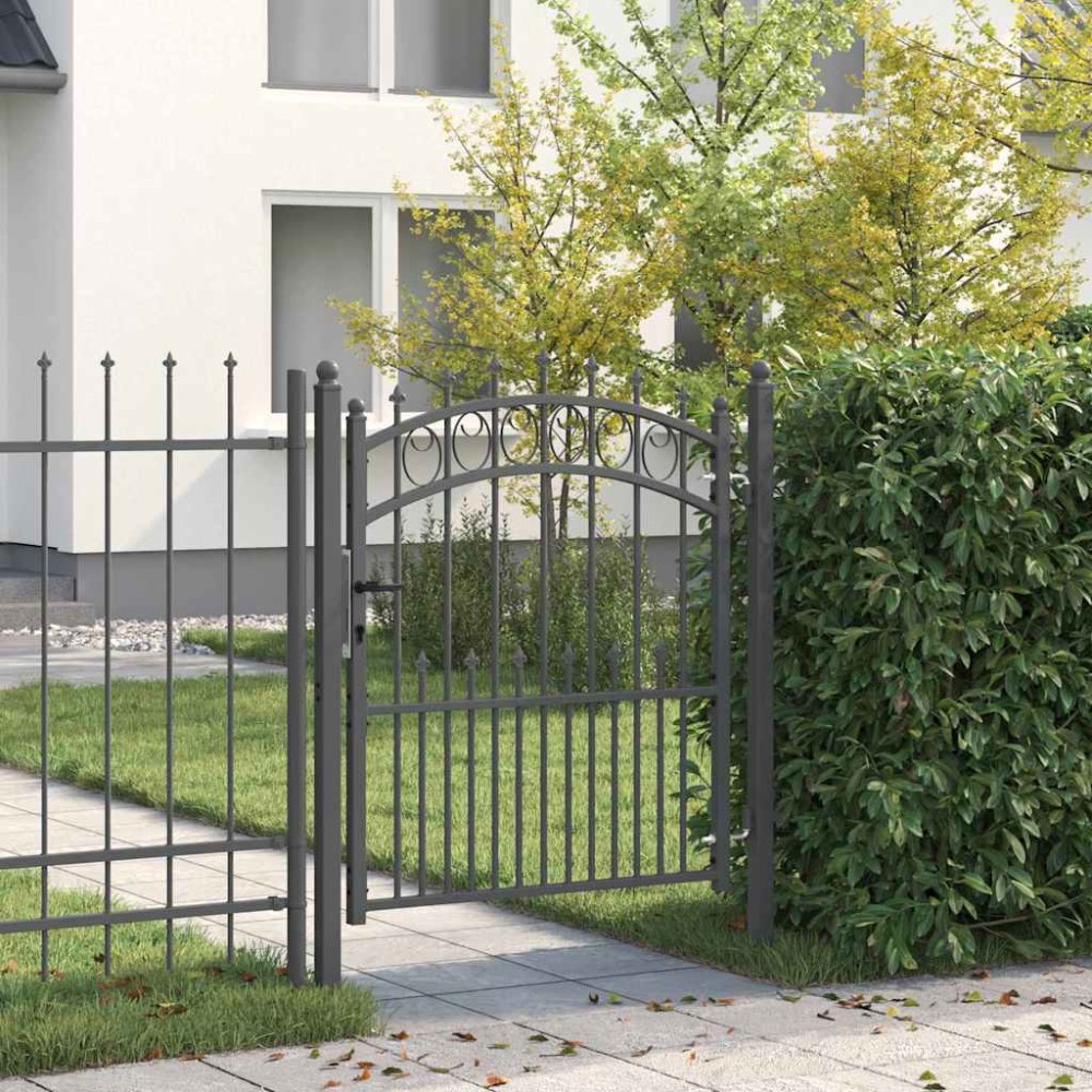 vidaXL Πύλη Φράχτη με Ακίδες EMMEN 125 x 100 εκ
