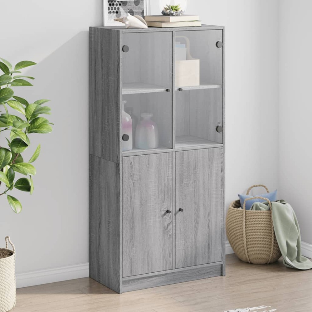 vidaXL Ντουλάπα με Πόρτες 68x37x142cm Επεξεργασμένο Ξύλο 1 τεμ.