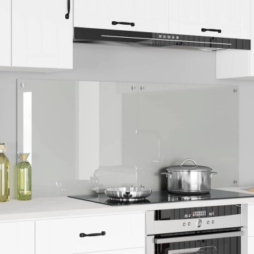 vidaXL Πλάτη κουζίνας 2 τμχ. Διαφανές 70 x 60 cm σκληρυμένο γυαλί