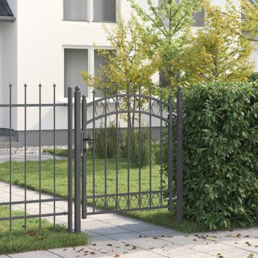 vidaXL Πύλη Φράχτη με Ακίδες EMMEN 125 x 100 εκ