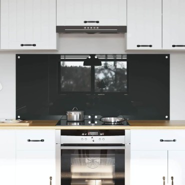 vidaXL Πλάτη κουζίνας 2 τμχ. Σκούρο Γκρι 70 x 60 cm σκληρυμένο γυαλί