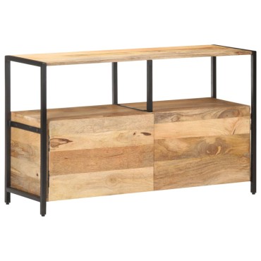 vidaXL Ντουλάπι με Ράφια 110x35x65cm από Μασίφ Ξύλο Μάνγκο 1 τεμ.