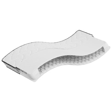 vidaXL Στρώμα με Bonnell Springs Μεσαία Σκληρότητα 70x200cm 1 τεμ. - Μονό