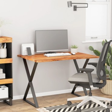 vidaXL Επιφάνεια Γραφείου Ορθογώνια 100x80x2,5cm Μασίφ Ξύλο Ακακίας