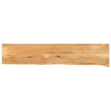 vidaXL Επιφάνεια Τραπεζιού 180x30x3,8cm Live Edge Μασίφ Ξύλο Μάνγκο 1 τεμ.