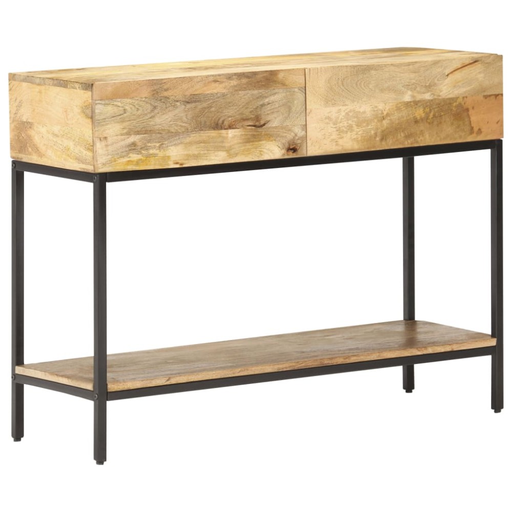 vidaXL Τραπέζι Κονσόλα 100x35x76cm από Μασίφ Ξύλο Μάνγκο 1 τεμ.