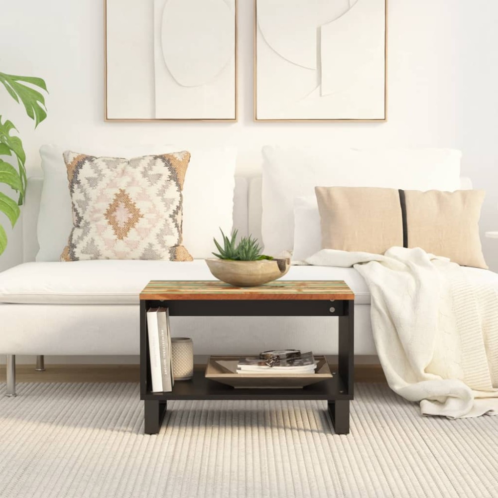 vidaXL Τραπεζάκι Σαλονιού 60x50x40cm από Μασίφ Ανακυκλωμένο Ξύλο 1 τεμ.