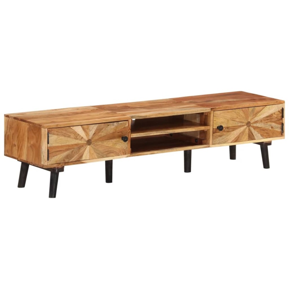 vidaXL Έπιπλο Τηλεόρασης 145x35x35cm από Μασίφ Ξύλο Ακακίας 1 τεμ.