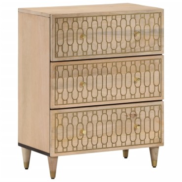 vidaXL Βοηθητικό Ντουλάπι 60x33x75cm από Μασίφ Ξύλο Μάνγκο 1 τεμ.