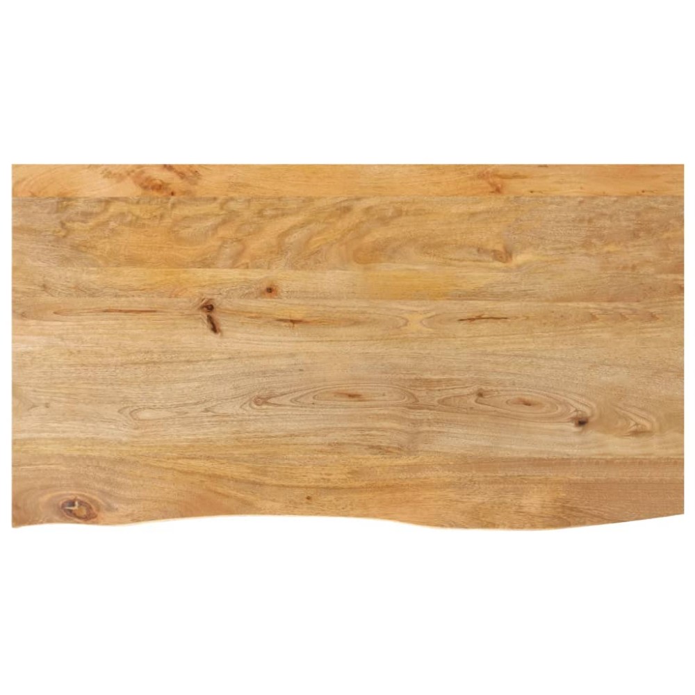 vidaXL Επιφάνεια Τραπεζιού 100x60x3,8cm Live Edge Μασίφ Ξύλο Μάνγκο 1 τεμ.
