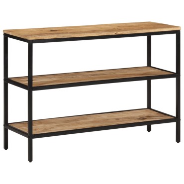 vidaXL Τραπέζι Κονσόλα 100x35x70cm από Μασίφ Ακατέργαστο Ξύλο Μάνγκο 1 τεμ.