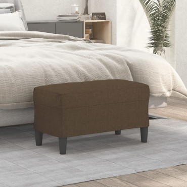 vidaXL Πάγκος Καφέ 70x35x41cm Υφασμάτινος 1 τεμ.