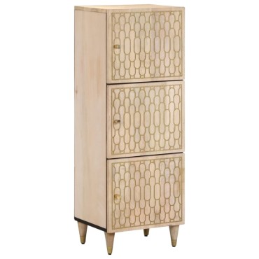 vidaXL Ντουλάπι 40x33x110cm από Μασίφ Ξύλο Μάνγκο 1 τεμ.
