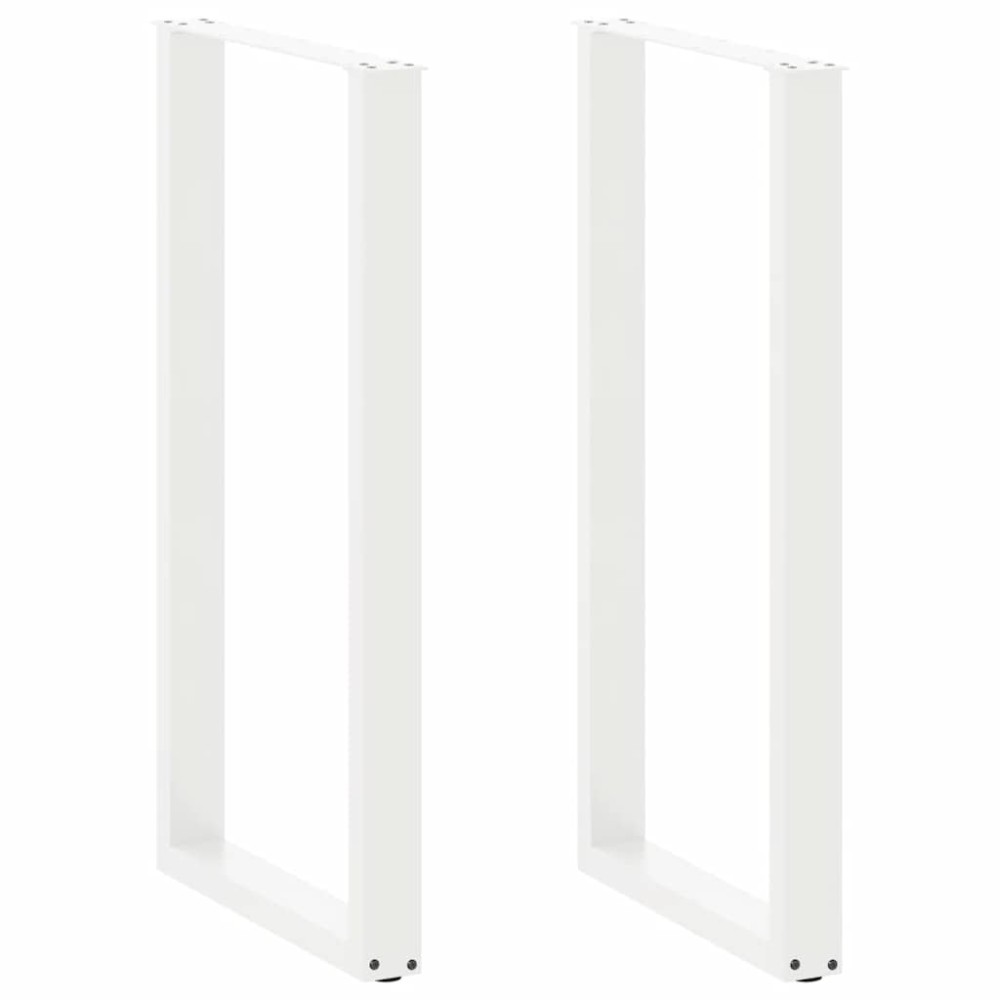 vidaXL Πόδια Τραπεζιού Μπαρ σε Σχήμα U 2 τεμ. Λευκά 60x (110-111)cm Ατσάλι vidaXL Πόδια Τραπεζιού Μπαρ σε Σχήμα U 2 τεμ. Λευκά 60x (110-111)cm Ατσάλι