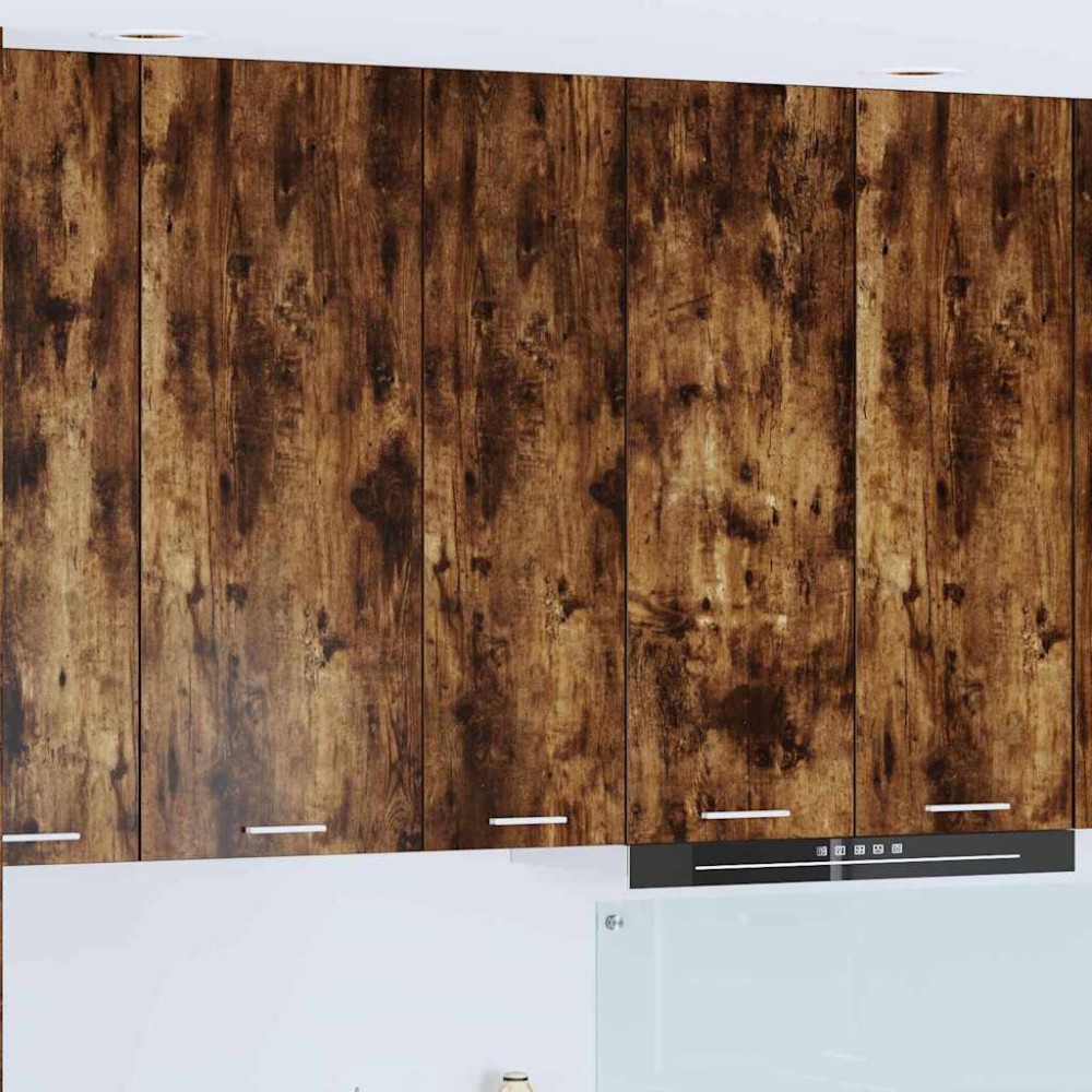 vidaXL Κρεμαστό ντουλάπι Καπνιστό Δρύς 30x31x100cm