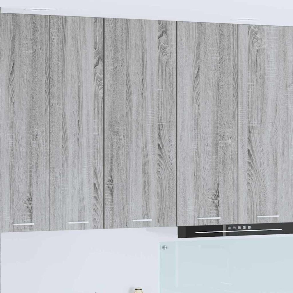 vidaXL Κρεμαστό ντουλάπι Γκρίζο Σονομα 40x31x100cm