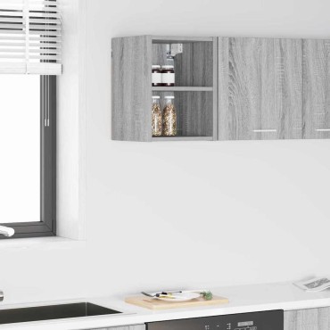 vidaXL Κρεμαστό ντουλάπι Γκρίζο Σονομα 30x29,5x40cm