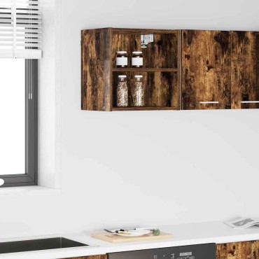 vidaXL Κρεμαστό ντουλάπι Καπνιστό Δρύς 40x29,5x40cm