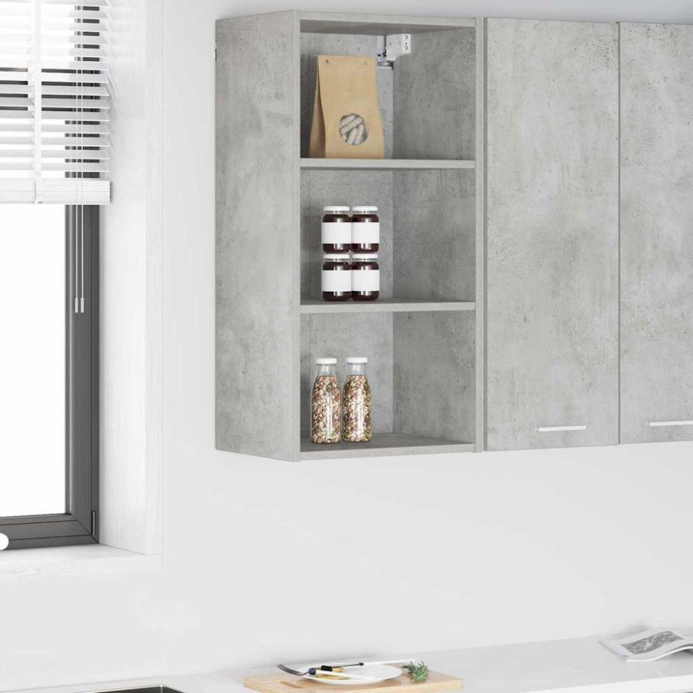vidaXL Κρεμαστό ντουλάπι Σκυρόδεμα Γκρι 40x29,5x80cm