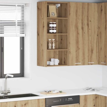 vidaXL Κρεμαστό ντουλάπι Artisan Oak 40x29,5x100cm