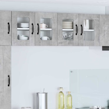 vidaXL Ραφιέρα τοίχου LUCCA Γκρι Σκυροδέματος 60x31x40 εκ