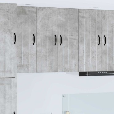 vidaXL Ντουλάπα Τοίχου LUCCA Γκρι Σκυροδέματος 30x31x80cm
