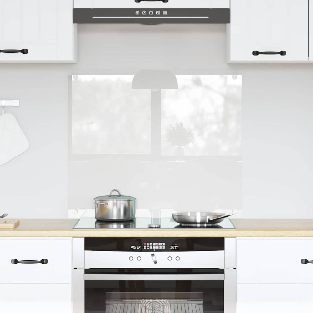 vidaXL Πλάτη κουζίνας Διαφανές 70 x 60 cm σκληρυμένο γυαλί