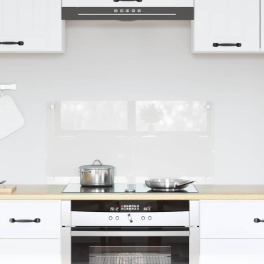 vidaXL Πλάτη κουζίνας Διαφανές 80 x 40 cm σκληρυμένο γυαλί