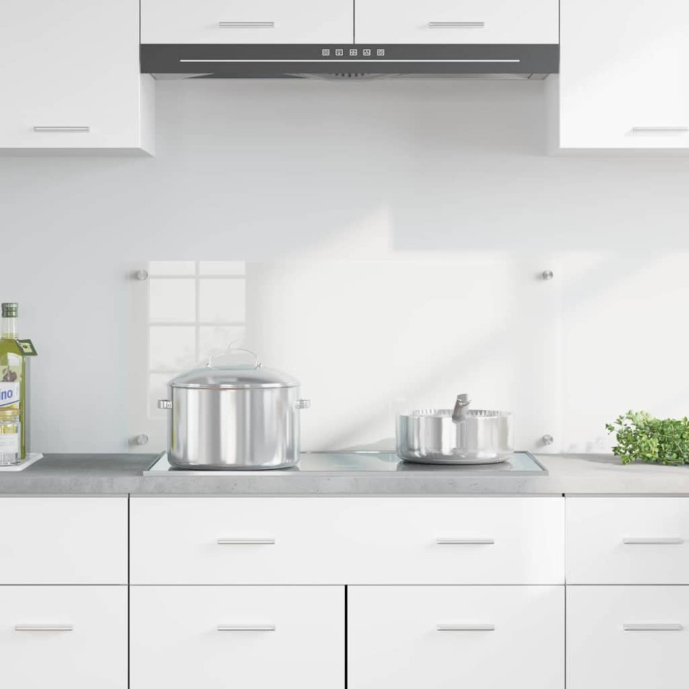 vidaXL Πλάτη κουζίνας Διαφανές 90 x 40 cm σκληρυμένο γυαλί