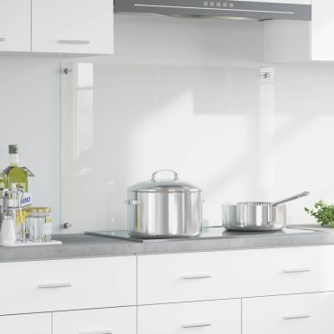 vidaXL Πλάτη κουζίνας Διαφανές 90 x 60 cm σκληρυμένο γυαλί