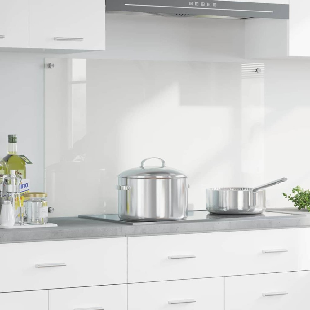 vidaXL Πλάτη κουζίνας Διαφανές 100 x 60 cm σκληρυμένο γυαλί