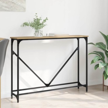 vidaXL Τραπέζι κονσόλας Artisan Oak 102x23x75 εκ 1 τεμ.
