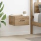 vidaXL Κομοδίνο artisan δρυς 35x35x20cm Επεξεργασμένο Ξύλο 1 τεμ.