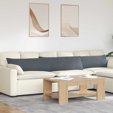 vidaXL Μαξιλάρι Καναπέ 2 pcs Σκούρο Γκρι 200x40cm