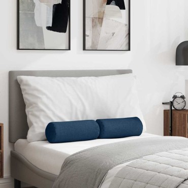 vidaXL Μαξιλάρια Στήριγμα 2 pcs Μπλε 15x40cm ύφασμα