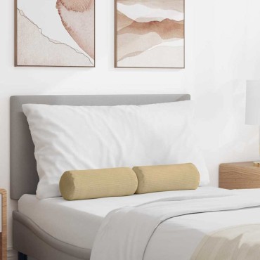 vidaXL Μαξιλάρια Στήριγμα 2 pcs Γκρι Πράσινο 15x40 εκ