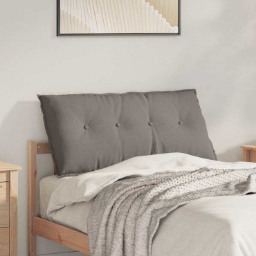 vidaXL Μαξιλάρι Πλάτης Taupe 100 x 19 x 50 εκ ύφασμα